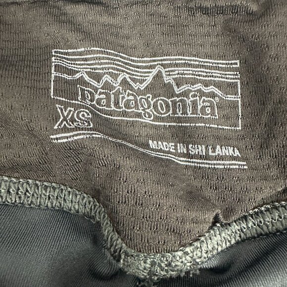 Patagonia Womens XS Technical Running Tights Black Pattern Breathable Design - Picture 4 of 8